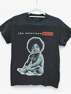 Black The Notorious B.I.G. Graphic Short Sleeve Tee
